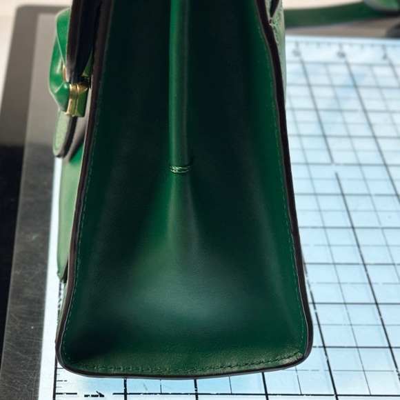 Coach Emerald Green tabby 20 Leather Satchel - Picture 4 of 16